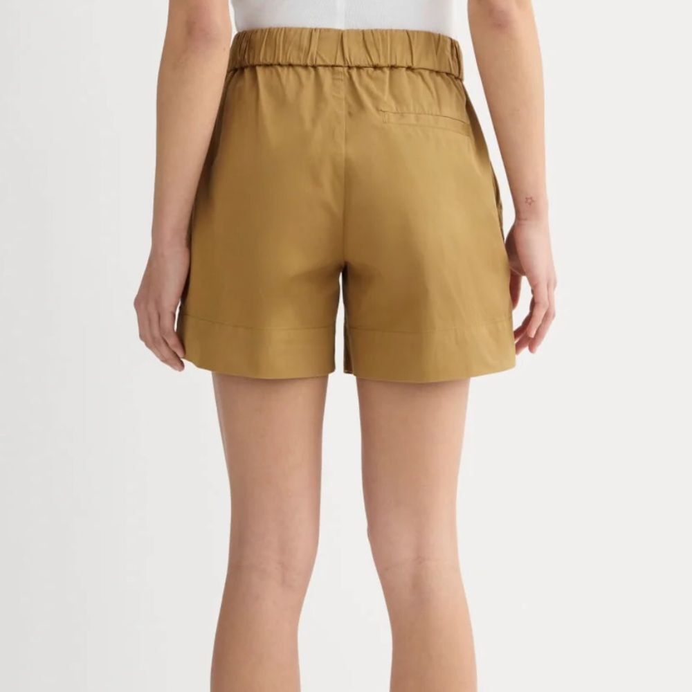 Everlane Golden Elastic Waist Shorts size 4 - Picture 8 of 9